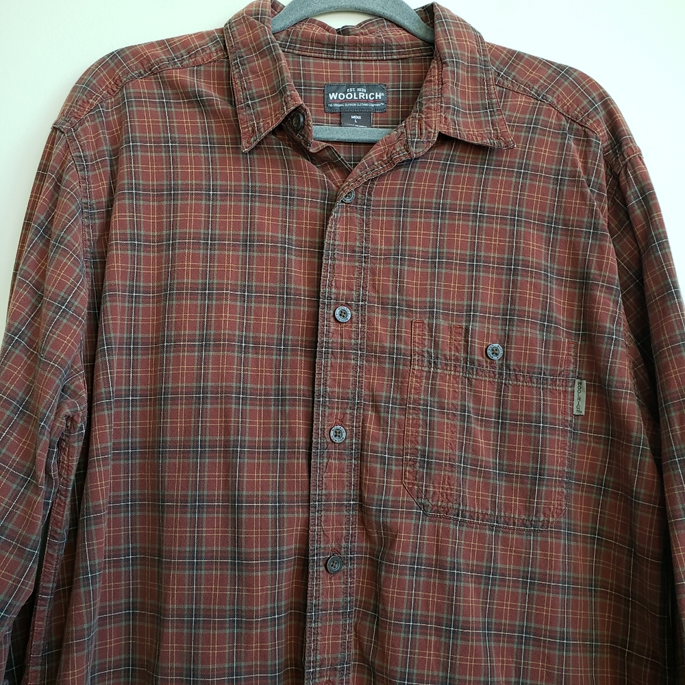 Woolrich Plaid Button Up Shirt